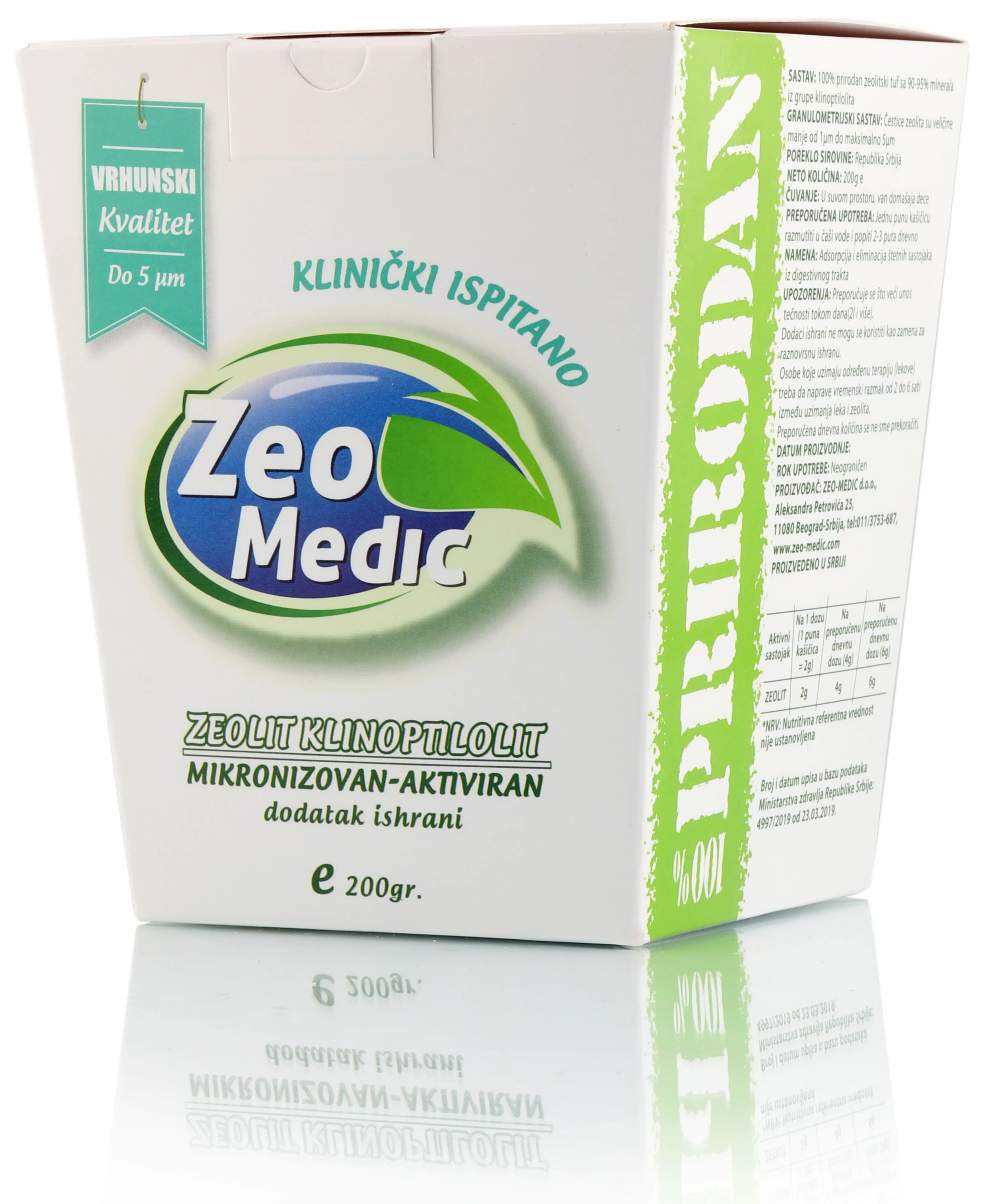 Zeolit 200 g Zeo Medic